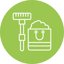 Cleaning brush icon