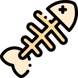 Fish bone icon