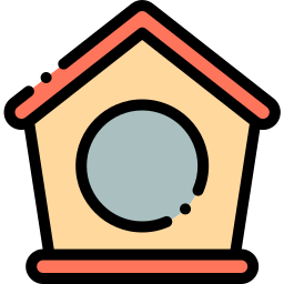 Bird house icon