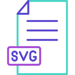 Svg file format icon