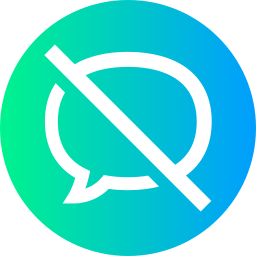 No chatting icon