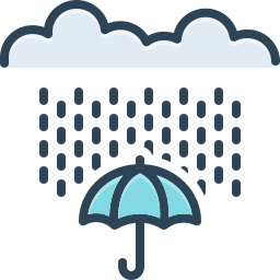 Rain cloud icon