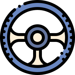 Steering wheel icon