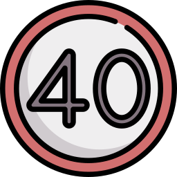 Speed limit icon