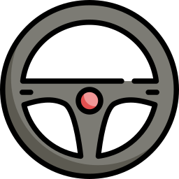 Steering wheel icon