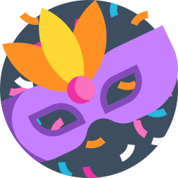 Carnival mask icon