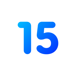 número 15 Ícone