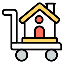 Moving home icon