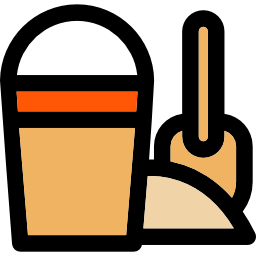 Sand bucket icon