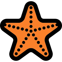 Sea star icon