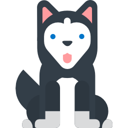 Siberian husky icon