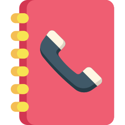 Phone book icon