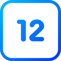 numéro 12 Icône