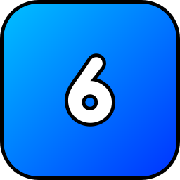 Number 6 icon