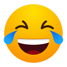 Laugh emoji icon