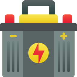 Car battery icon