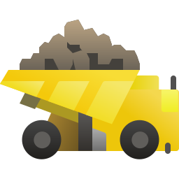 Mining truck icon