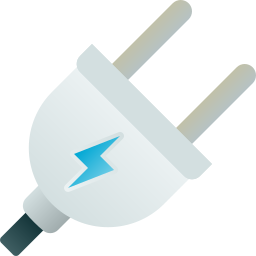 Electric plug icon