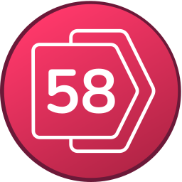 Fifty eight icon