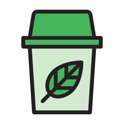 Trash bin icon