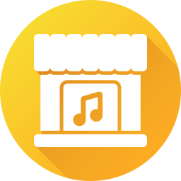 Music shop icon