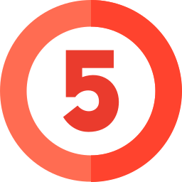 número 5 Ícone