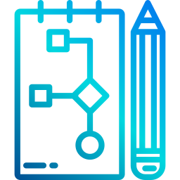 Flow chart icon