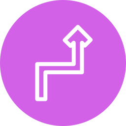 Zig zag icon