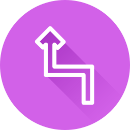 Zig zag icon