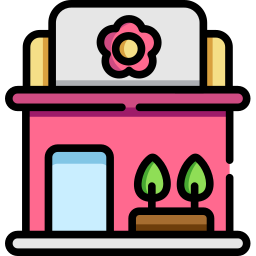 Flower shop icon