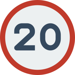 Speed limit icon