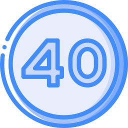 Speed limit icon