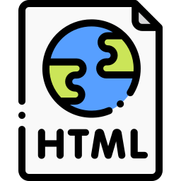 fichier html Icône