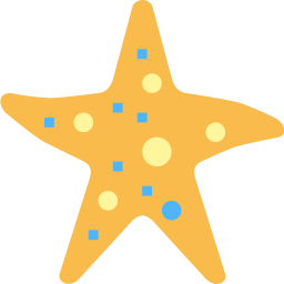 Estrelas do mar Ícone