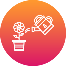 Watering plants icon