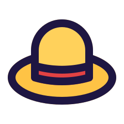 Straw hat icon