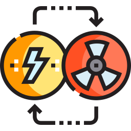 Nuclear power icon