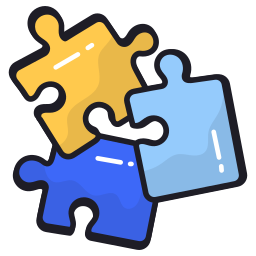 Puzzle pieces icon