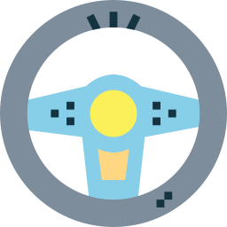 Steering wheel icon