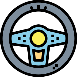 Steering wheel icon