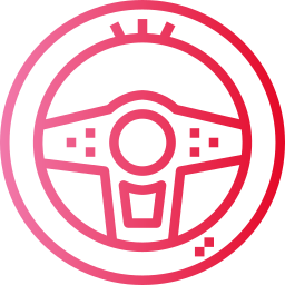 Steering wheel icon