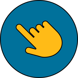 Hand pointer icon