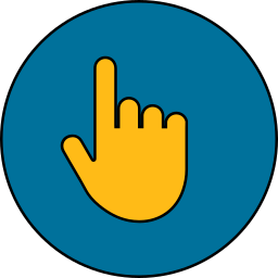 Hand pointer icon