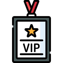 badge de priorité vip Icône