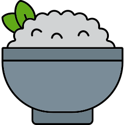 Rice bowl icon