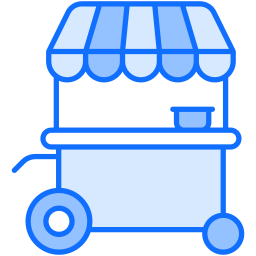 Food cart icon