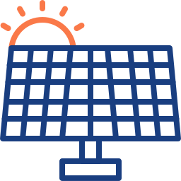 Solar panel icon