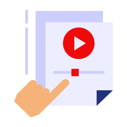 Video blog icon