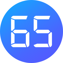 Sixty five icon