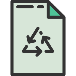 recyclingpapier icon